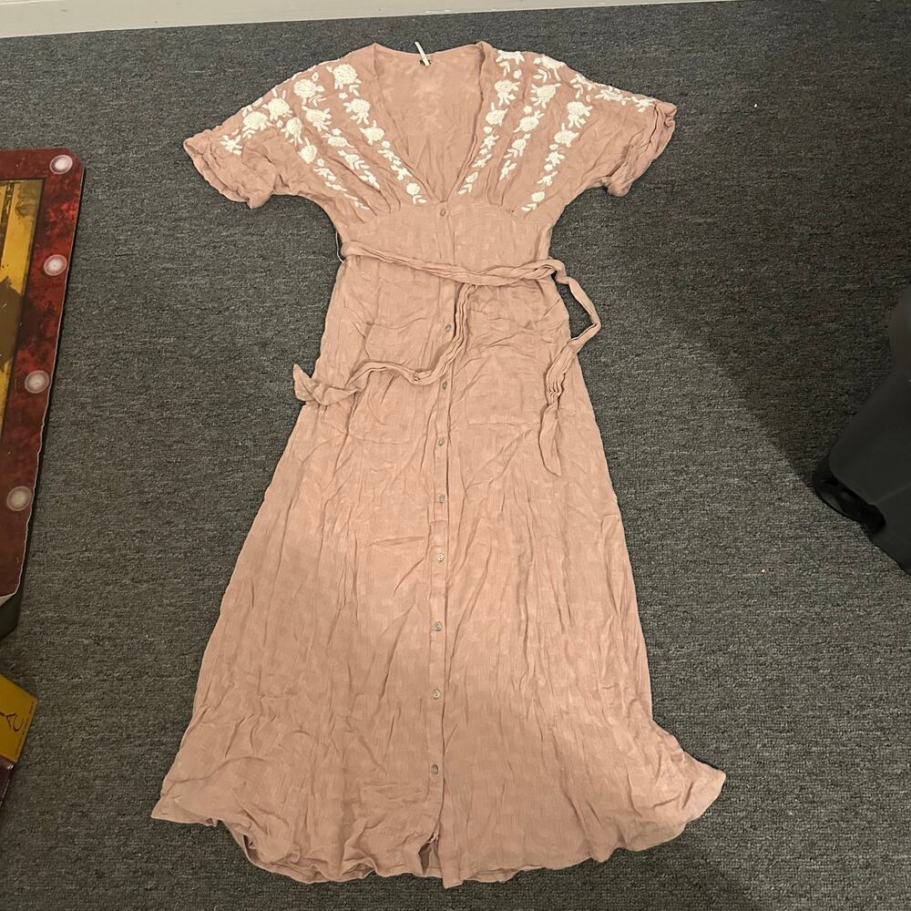 FREE PEOPLE Love to Love You Dress Extra Small XS Pink